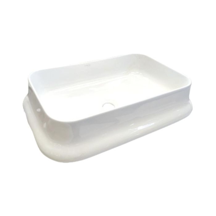 Parryware Table Top Rectangle Shaped White Basin Area Aria C898T
