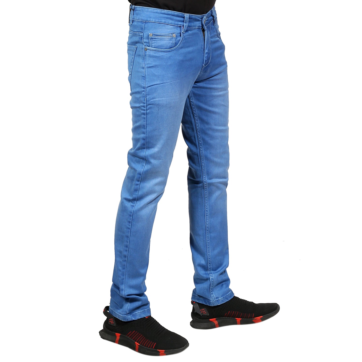 Detec™ Grapejeans Slim Fit Men's Denim Jeans (Light Blue)