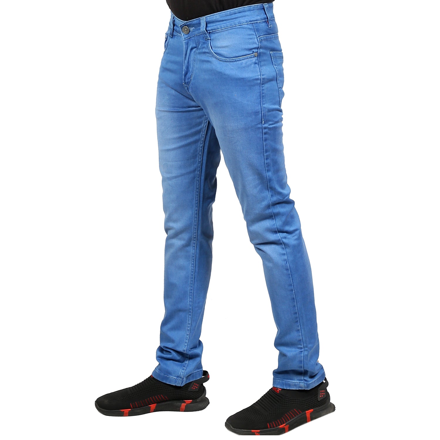 Detec™ Grapejeans Slim Fit Men's Denim Jeans (Light Blue)