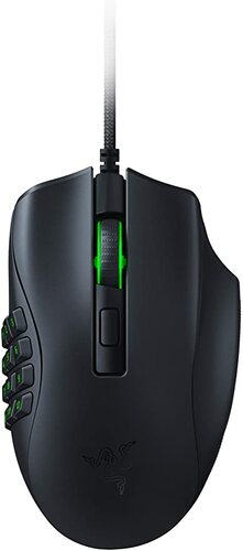 Razer Naga X Wired MMO Gaming Mouse 18K DPI Optical Sensor Black