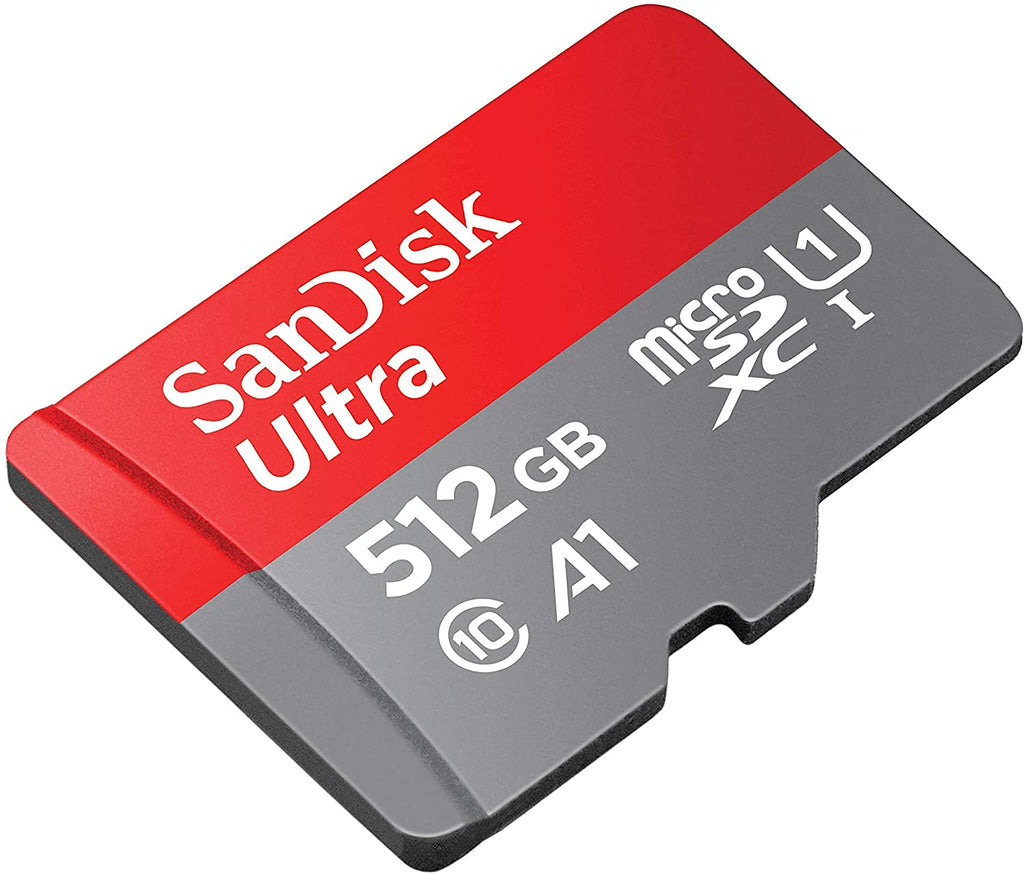 Open Box, Unused SanDisk Ultra microSD UHS-I Card 512GB, 120MB/s R