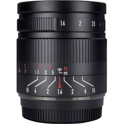 सोनी ई ब्लैक के लिए 7आर्टिसन फोटोइलेक्ट्रिक 55mm F1.4 मार्क II लेंस