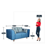 गैलरी व्यूवर में इमेज लोड करें, Detec™ Charlotte Sofa Sets - Royal Blue Color
