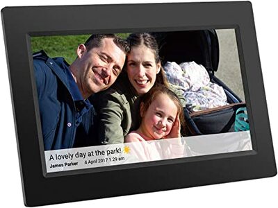 Feelcare 10 Inch WiFi Digital Picture Frame Electronic Black