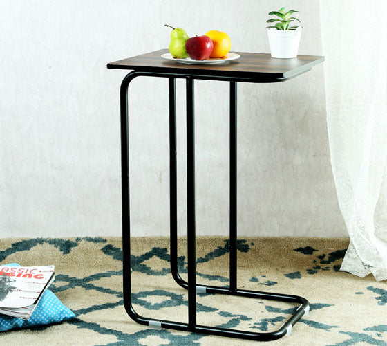 Detec™ Classi  Plywood Bedside Table with Metal Legs