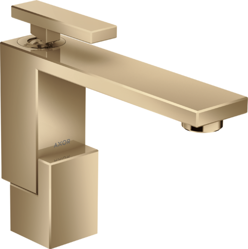 AXOR EDGE Single lever basin mixer 130 with push-open waste 46010130