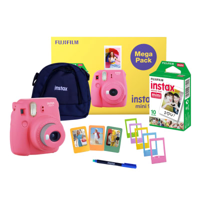 Fujifilm Instax Mini 9 Megapack Flamingo Pink