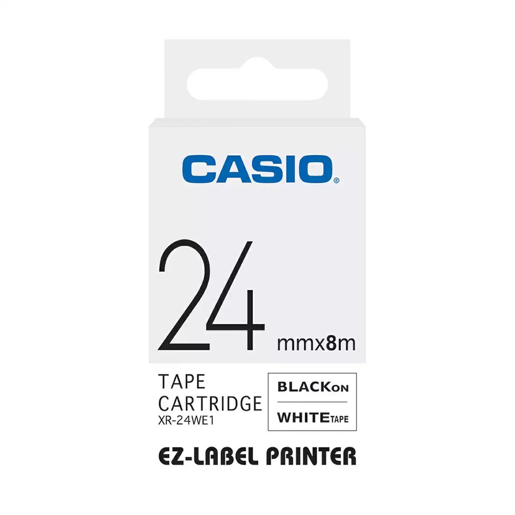 Casio XR 24WE1 G27 Color Tape for Asset Labelling