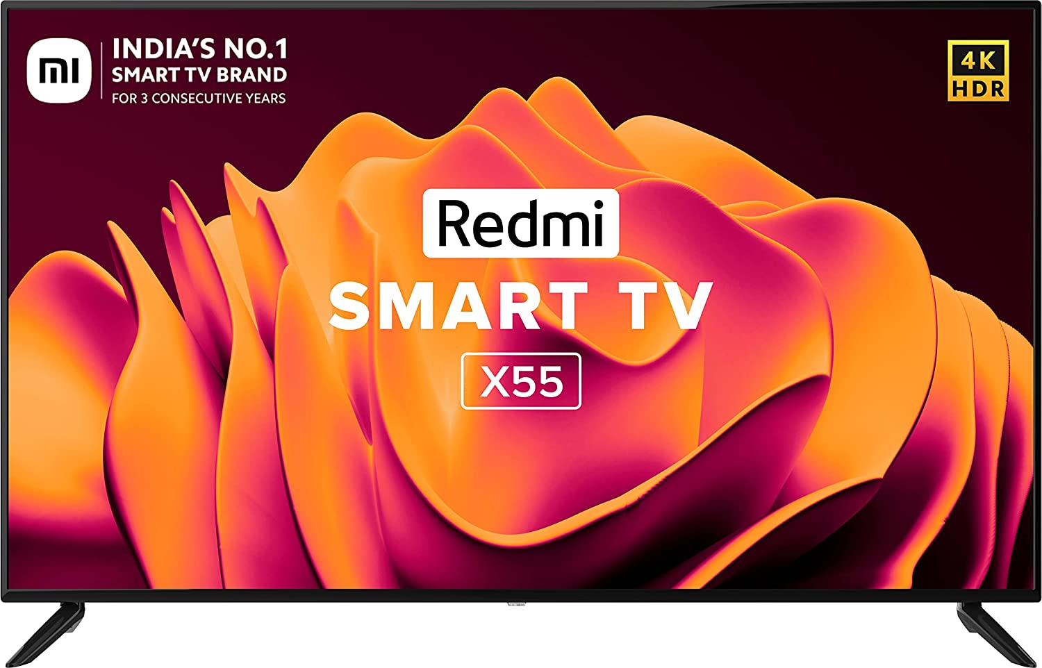 Redmi 139 cm 55 Inches 4K Ultra HD Android Smart LED TV X55