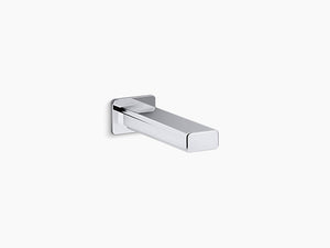 Kohler Strayt K-37344IN-CP Bath spout without diverter in polished chrome