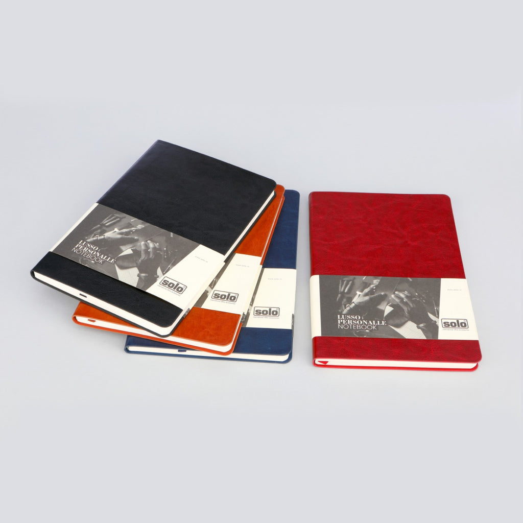 Solo Lusso Personalle Notebook Softcover LPNB1 A5 Pack of 5
