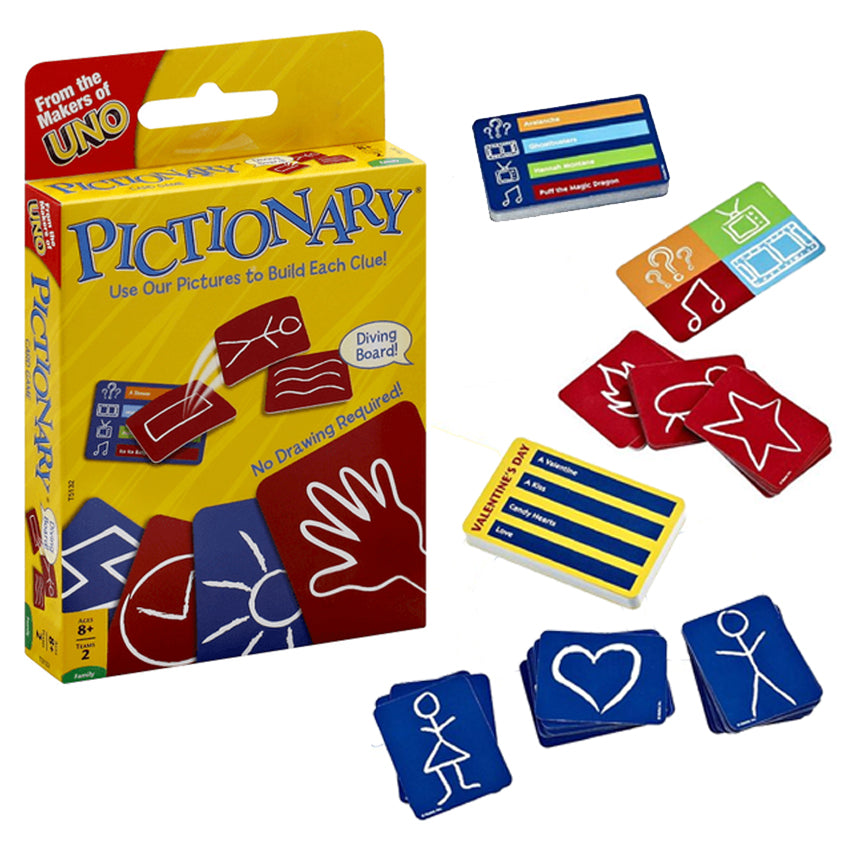 Mattel Games Pictionary Card Games Refresh, Multicolor