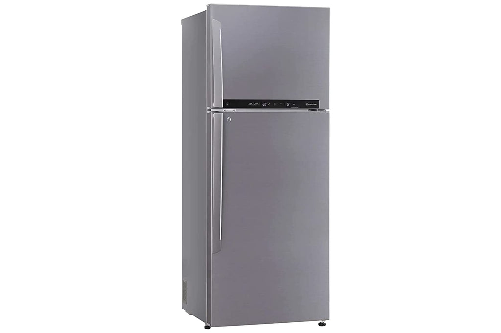 LG Double Door Refrigerator 471 Litres 2 Star Inverter GL-T502APZY Shiny Steel