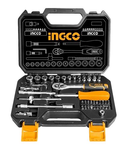Ingco HKTS14451 45Pcs 1/4" socket set