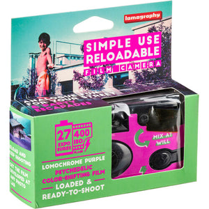 Simple Use Reusable Film Camera – Lomochrome Purple