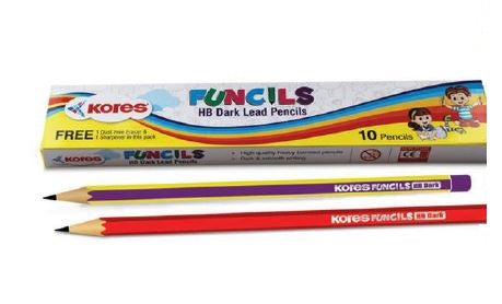 Kores Funcil HB Dark Lead Pencil Packet Pack of 15