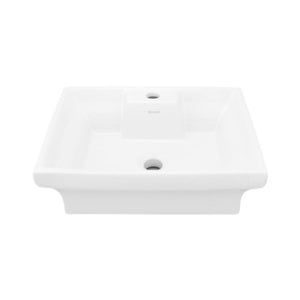 Parryware Table Top Rectangle Shaped White Basin Area Zest C041E