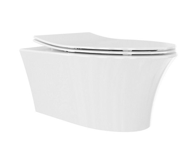 Kohler Veil Wall Hung Toilet With Quiet Close Uf Seat K-75708IN-SS-0