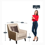 Load image into Gallery viewer, Detec™ Davinci Lounge Chair - Beige &amp; Brown Color
