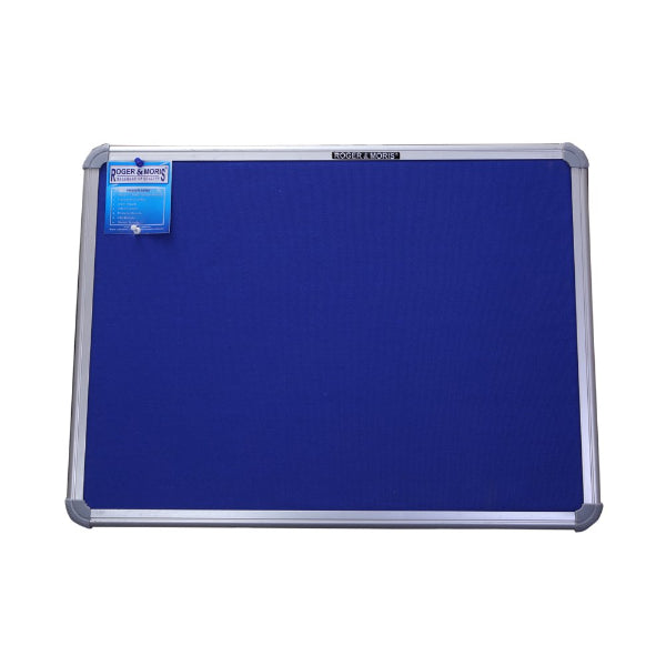 Detec™Roger & Moris प्रीमियम पिन-अप नोटिस बोर्ड (नीला, आकार: 3 फीट X 2 फीट)