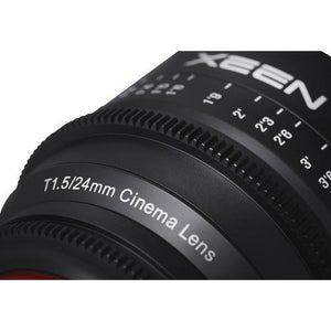 Samyang Xeen Cf 24mm T1.5 Professional Cine Lens For Sony E Feet