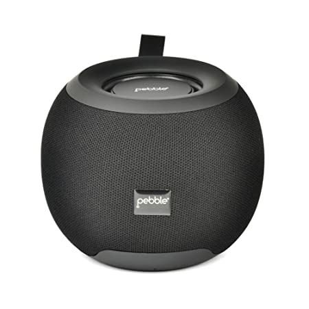 Pebble Dome Heavy Bass 5W Bluetooth Speaker Black