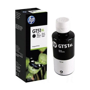 HP GT51XL ब्लैक ओरिजिनल इंक बोतल 5 का पैक