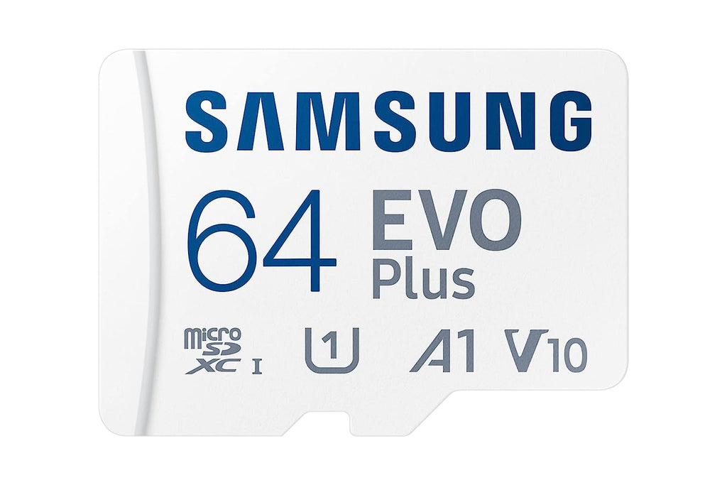 Open Box, Unused Samsung EVO Plus 64GB microSDXC UHS-I U1 130MB/s Full HD Pack of 10