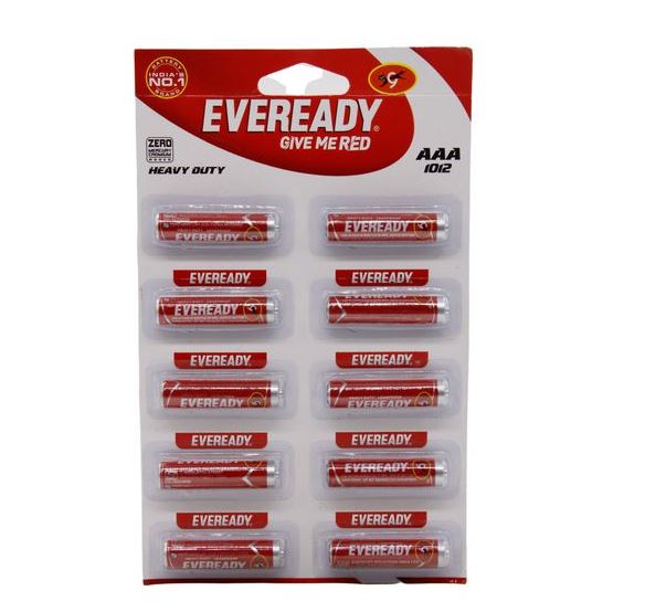 Eveready Alkaline Batteries AAA Cells Pack of 2