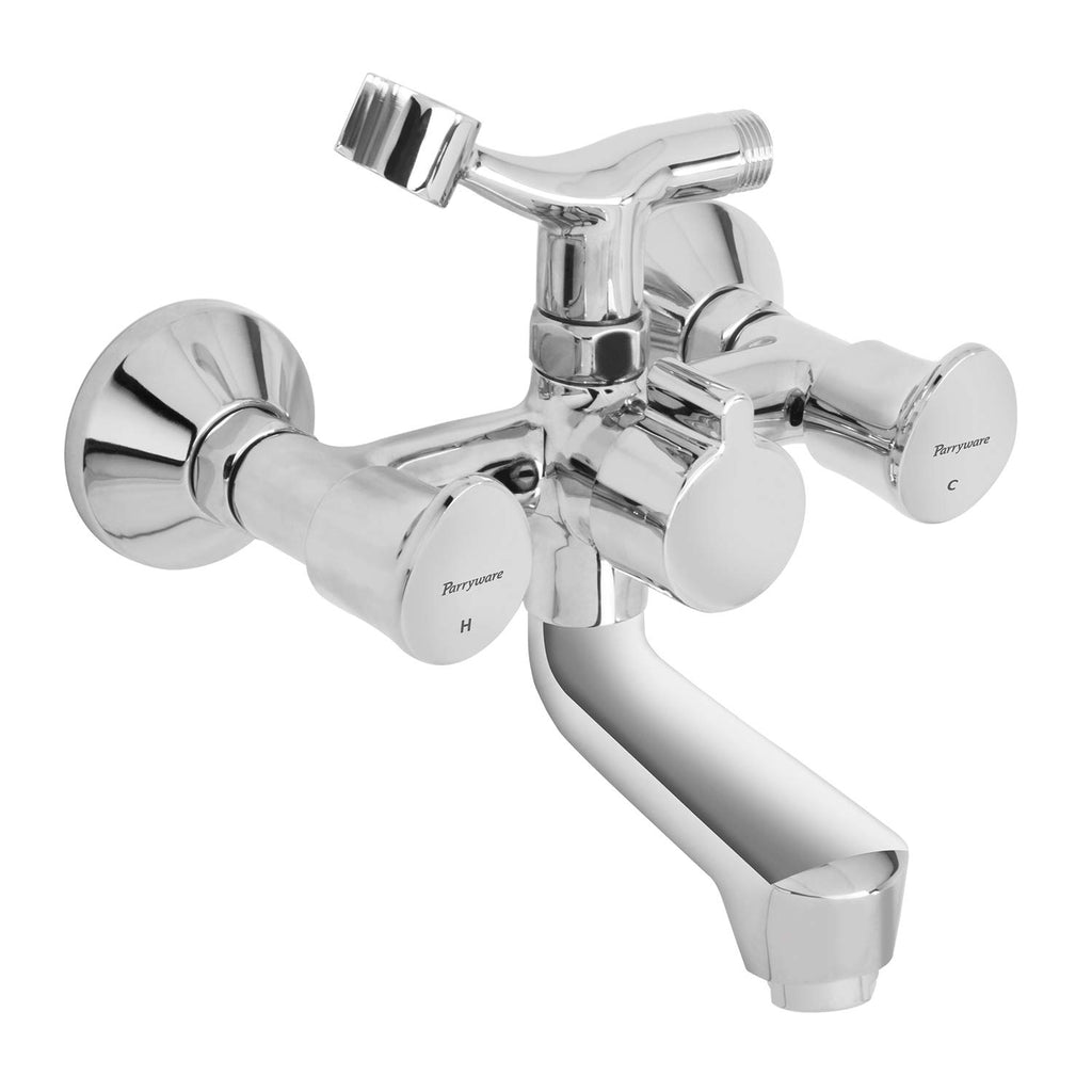 Parryware G4719A1 Droplet (Quarter Turn Range) Wall Mixer with Crutch