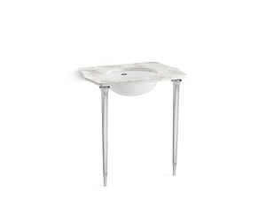 Kohler Console Table Leg Script by Kallista P74242-CP-CP