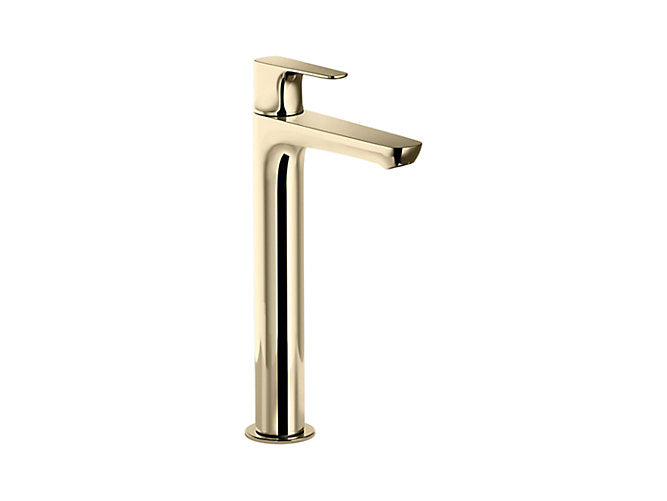 Kohler Tall Pillar Faucet Without Drain in French Gold K-20071IN-4-AF