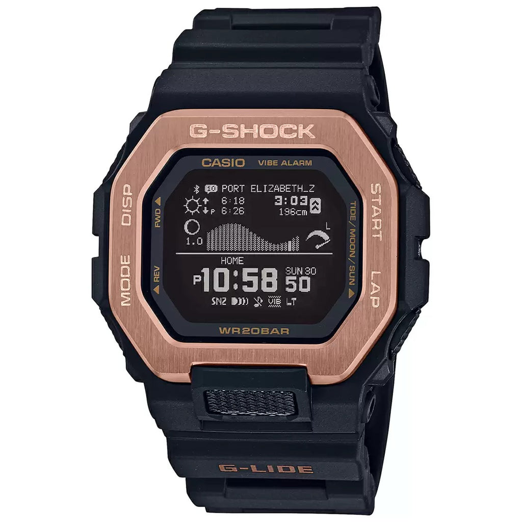 Casio G Shock GBX 100NS 4DR G1126 Black Pink G Lide Connect Men's Watch