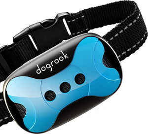 DogRook Rechargeable Dog Bark Collar Humane, No Shock Barking Collar Adjustable