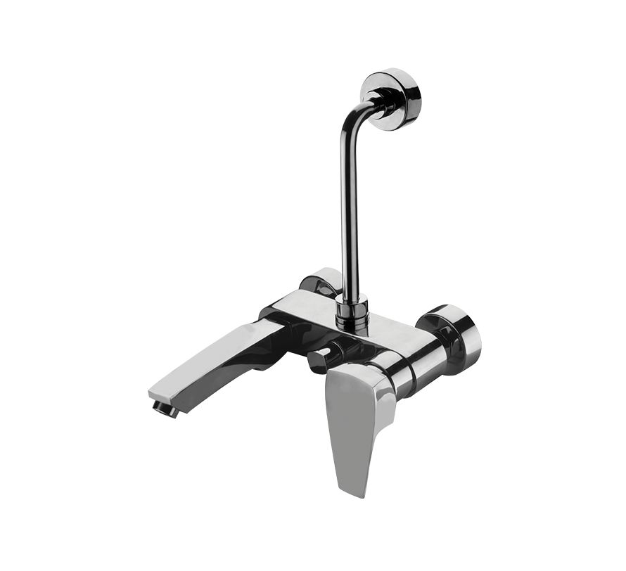 Hindware Avior Wall Mixer With Over Head Shower Provision (F520019)