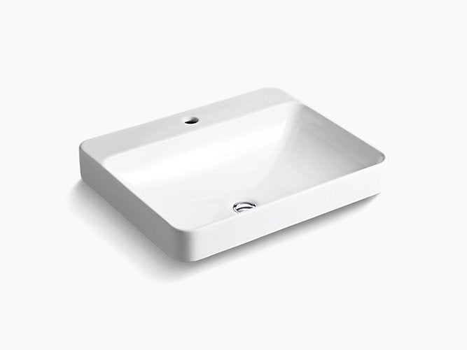 Kohler Forefront 418mm Vessel Basin With Single Faucet Hole in White