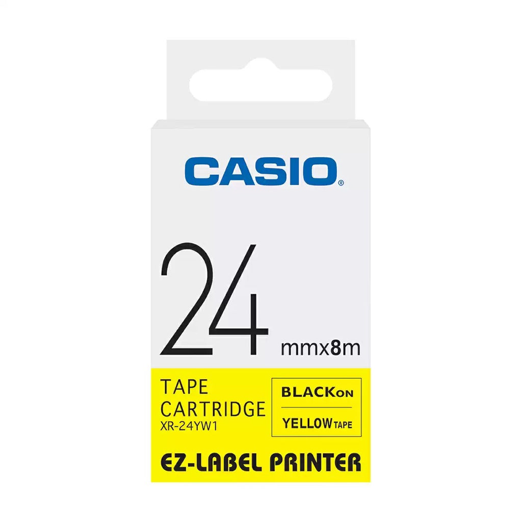 Casio XR 24YW G07 Color Tape for Asset Labelling