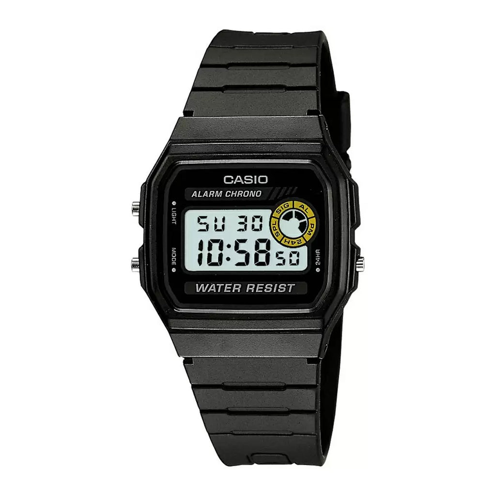 Casio Youth F 94WA 8DG D052 Black Digital Unisex Watch Pack of 2