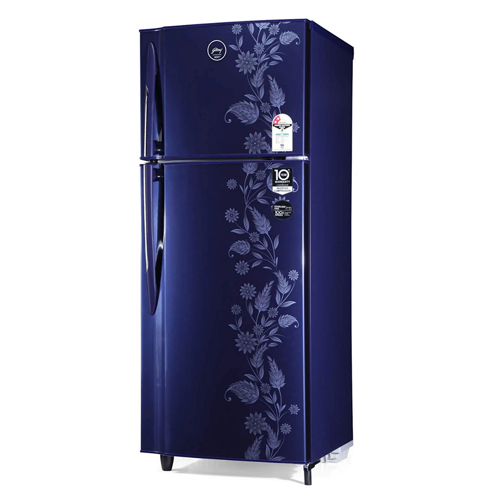Godrej 255 L 2 Star Inverter Frost Free Double Door Refrigerator Blue