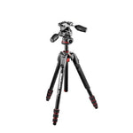 Load image into Gallery viewer, Manfrotto Mk190goa4tb Bh Aluminium Twist Lock 4 Section Tripod With Head

