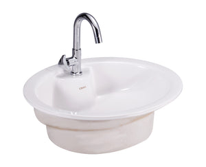 Cera Cliff Wash Basins Ivory S2030125