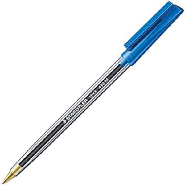 Detec™ STAEDTLER स्टिक बॉलपॉइंट पेन नीला/काला 400 का पैक