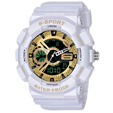 Open Box Unused Espoir Golden Dial Boy's White Shock 90945