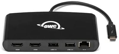 OWC Thunderbolt 3 Mini Dock w HDMI 2.0 Ethernet & USB