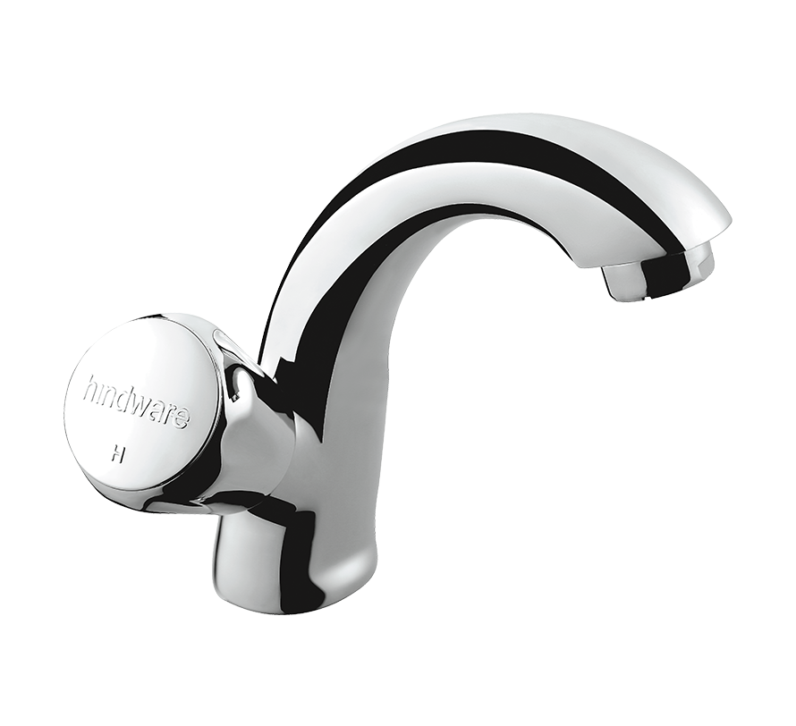 हिंदवेयर कॉन्टेसा प्लस स्वान नेक टैप (बाएं हाथ से संचालित होने वाला नॉब) F330012