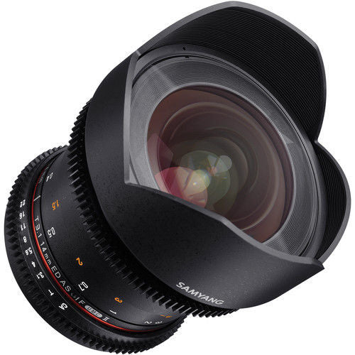 एमएफटी के लिए सैम्यांग सिने 14mm T3.1 Vdslr II लेंस