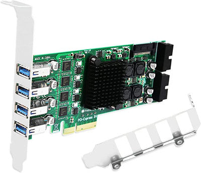 FebSmart 4 Channel 8 Ports PCI Express Superspeed USB 3.0 Card