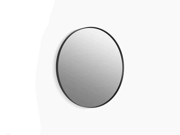 Kohler Essential Round Mirror in Matte Black Finish 26050-BLL