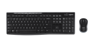 लॉजिटेक MK270R वायरलेस कीबोर्ड और माउस कॉम्बो (पूर्ण आकार वायरलेस कॉम्बो)