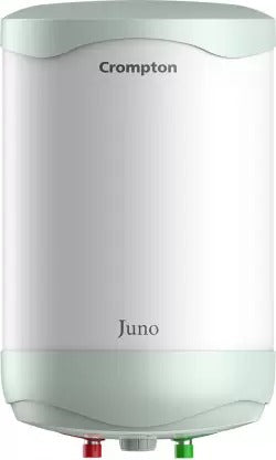 Open Box, Unused Crompton 10 L Storage Water Geyser Juno 10 Litres, White, Green